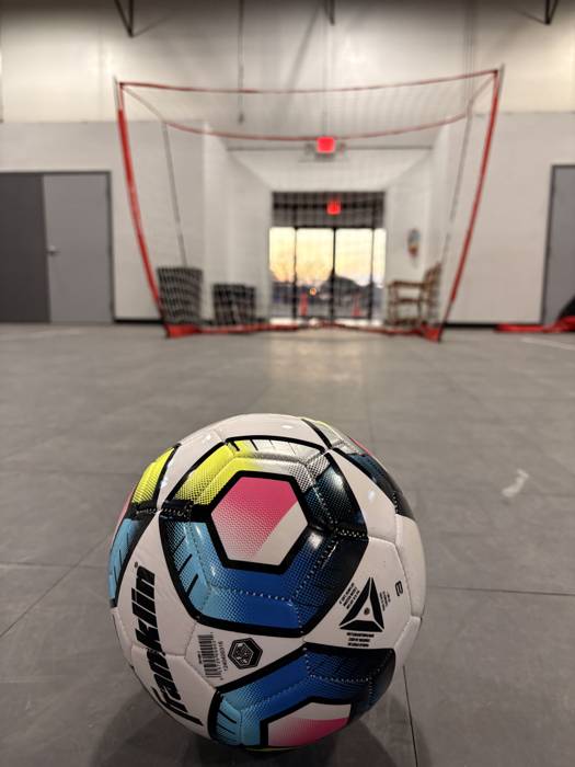 Futsal ball ready for kickoff